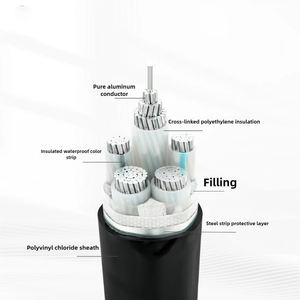YJLVアルミニウムコアケーブル45コア1625 50 95120スクエアクロスリンクポリエチレンアルミニウムコアケーブル - Product Image 1