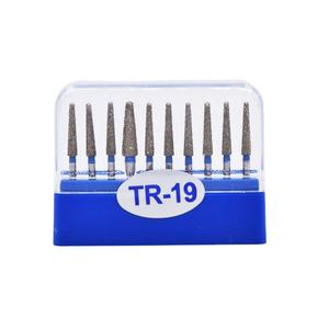 หัวเจาะฟันความเร็วสูง FG เพชร burs สำหรับขัดฟันปรับขนาดได้ TR-19คลินิก - Product Image 1