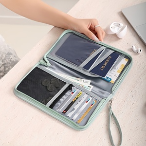 Portefeuille de voyage personnalisé en polyester pour cartes de visite, porte-passeport RFID pour une utilisation de voyage personnalisée - Product Image 6