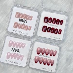 <span class=keywords><strong>Faux</strong></span> <span class=keywords><strong>Ongles</strong></span> à Presser Faits Main avec Logo Personnalisé, 10 Pièces, French Manucure, <span class=keywords><strong>Courts</strong></span> Carrés, <span class=keywords><strong>Courts</strong></span> Amande, en Acrylique Naturel, Vente en Gros, Réutilisables - Product Image 1