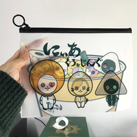Pochette transparente pour crayons, trousse à stylos visible, conteneur de papeterie portable pour examens, cours, voyages d'affaires, rangement