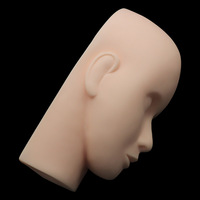 Silikon-Mannequin-Kopf für Wimpernverlängerung Realistischer Wimpern-Übungskopf für Anfänger-Wimperntraining