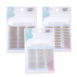 LMLTOP Femme Double Paupière Autocollants 120 paires Avec Fourchette Outils de Maquillage Naturel Invisible Grand <span class=keywords><strong>Oeil</strong></span> Imperméable Dentelle Paupière Ruban A461 - Product Image 1