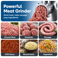 Nueva Picadora de Carne Industrial de 5 Componentes, Producción de 1000 kg/h, Potencia de 3.7KW, Acero Inoxidable 304, KESSLER con Certificado CE