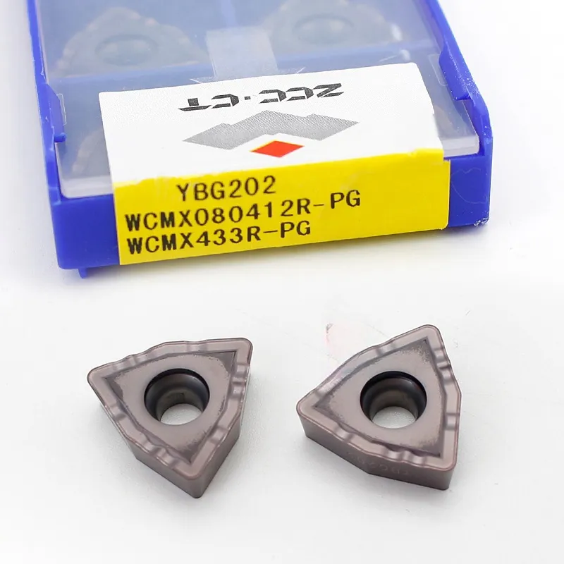 cnc cutting inserts machine box cut carbide turning tools for lathe WCMX030208/040208/050308/06T308/080412R-PG YBG202 ZCC.CT