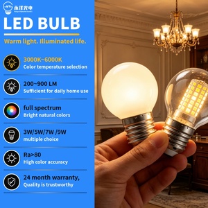 Lámpara LED G45 Magic Bean, Bombilla E27 AC220~240V, Sin Atenuación, Pantalla de Plástico Transparente, Índice de Reproducción Cromática Ra80, Ahorro de Energía - Product Image 2