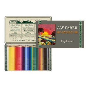 Crayons de couleur à base d'huile Faber-Castell (en coffret métallique) Édition du 111e anniversaire Crayons pour l'<span class=keywords><strong>art</strong></span> et le dessin - Product Image 1