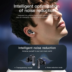 V8 Earphone LED Full-color Touch Screen Hifi ANC Tws Wireless Earphones BT Calling Headphones Noise Cancelling Sport V8 Earbuds