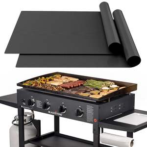 Tapis <span class=keywords><strong>de</strong></span> <span class=keywords><strong>barbecue</strong></span> en PTFE antiadhésif réutilisable <span class=keywords><strong>pour</strong></span> les grils à gaz, au charbon <span class=keywords><strong>de</strong></span> bois et électriques - Product Image 6