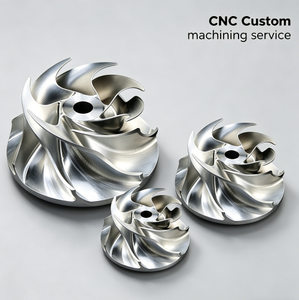 Accesorios para Hélices Marinas, Aspas de Turbina de Cinco Palas, Impulsor, Piezas Mecanizadas por CNC de Cinco Ejes, Tratamiento de Superficie Personalizable - Product Image 1