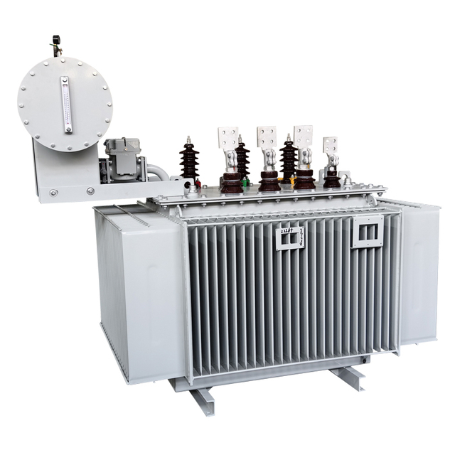 Three-Phase Oil Immersed Power Transformer SZ11 10KV Input 440V Output 50/60Hz Frequency with On-Load Tap Changer 220V 11KV 400V
