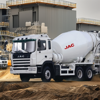 Camion malaxeur à ciment Jac 6x4 personnalisable, adoptant une technologie de malaxage mature et une configuration de châssis robuste