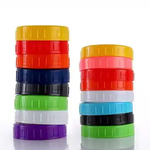 86毫米70毫米食品级塑料吸管盖，用于玻璃梅森罐杯