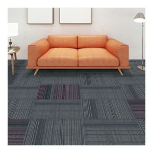 2024 Kaili haute qualité 60x60 tapis ignifuge carreaux de sol tapis d'hôtel de luxe pour salon et usage commercial mur à mur