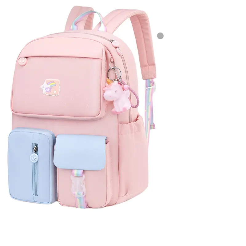 Factory Customized 2022 New Fashion Primary School Students' School Bag for Grade 1 to Grade 3 to Grade 6 Boys and Girls Lightwe