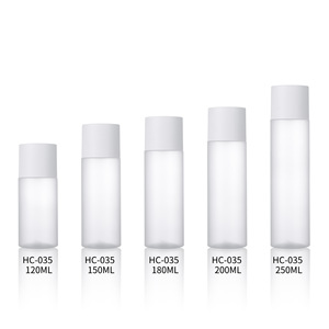 Cosmetic Bottle <b>Flat</b> Shoulder 24mm 120.5mm Frost Surface <b>Screw</b> Cap Packaging For Daily Chemical Products - Product Image 5