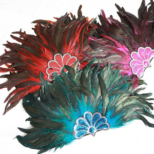 <span class=keywords><strong>Coiffe</strong></span> en plumes de festival, carnaval brésilien, plumes de coq, accessoire de scène, <span class=keywords><strong>d</strong></span>écoration de Noël, bandeau - Product Image 1