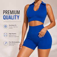 Hauts de performance pour femmes en coton à demi-zip et manches longues, coupe ajustée, antibactériens, sans coutures, 4 couleurs unies, impression personnalisée
