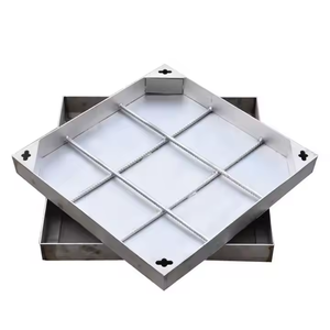 공장 저렴한 가격 볼트 다운 힌지 잠금 가능 헤비 듀티 보안 배수 커버 플레이트 - Product Image 3