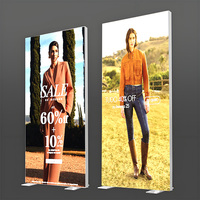 Cadre en alliage d'aluminium, boîte lumineuse portable SEG, toile de fond rétroéclairée, affichage mural, cadre en tissu LED SEG sans cadre, boîte lumineuse publicitaire mince