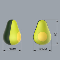 Vibrateur clitoridien en gros pour femmes, vibrateur à succion avocat, puissant masseur portable mini à impulsions d'air