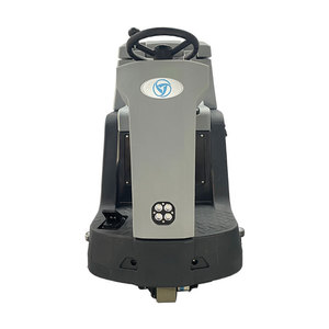 Fregadora de pisos Xinlide Ride On XLD666, máquina de limpieza eléctrica comercial e industrial para interiores y exteriores - Product Image 1