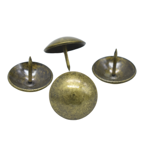 Clous ronds à tête bombée en fer bronze antique de 22 mm en vrac pour la décoration de canapés et de meubles - Product Image 6