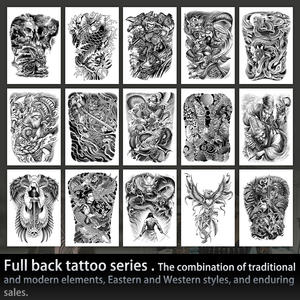 <span class=keywords><strong>Tatuaje</strong></span> Temporal Semi-Permanente Impermeable y Resistente al Sudor <span class=keywords><strong>de</strong></span> 2 Semanas <span class=keywords><strong>de</strong></span> Duración, <span class=keywords><strong>Tatuaje</strong></span> Realista Herbal Antifricción <span class=keywords><strong>para</strong></span> Espalda Completa - Product Image 3