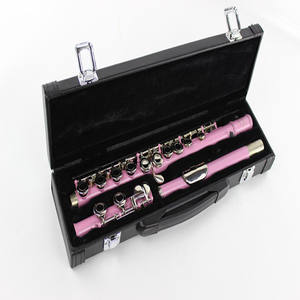 Strumenti per suonare clarinetto lungo colorato clarinetto a 16 fori a foro chiuso <span class=keywords><strong>in</strong></span> chiave C all'ingrosso dai produttori rosa <span class=keywords><strong>B</strong></span> coda E chiave - Product Image 3