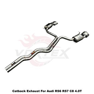 Vortex Sport Sound Valved Stainless Steel <b>Exhaust</b> System Fits Audi RS6 RS7 C8 4.0T 2016-2025 Racing Setup - Product Image 4