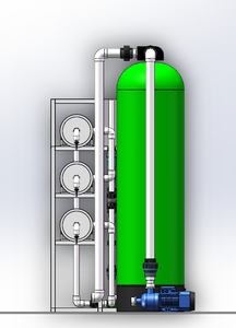 Sistema de Purificación de Agua por Ósmosis Inversa de 6000 L/h con 1 Año de Garantía, 5 KW, 380 V - Product Image 1