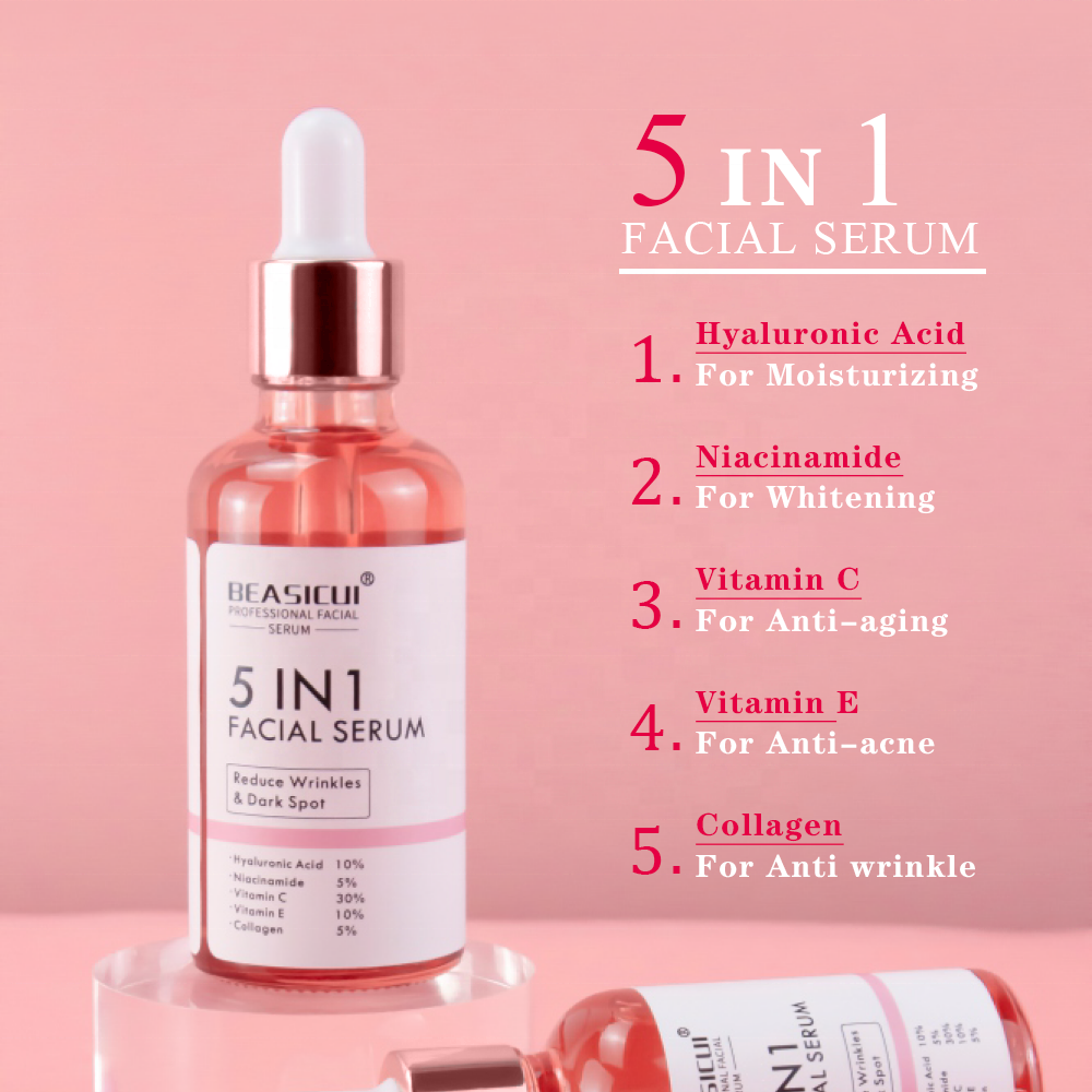 New Skin Care Serum Facial 5 in 1 - Anti Age & Whitening