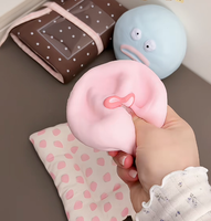 Jouet Squishy Ugly Cute SmileGogo, Balle Squish à Rebond Lent, Jouet Anti-Stress Kawaii Meme pour Enfants et Adultes, Cadeau Farfelu