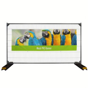Customized Portable Fence <b>Banners</b> Waterproof UV Printed Lightweight Easy Install and Inexpensive for Event Planning Exhibitions - Product Image 1