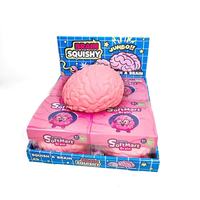 Jumbo Squishies Cerveau Squishy Géant Amusant pour Halloween, Jouets Sensoriels Anti-Stress, Cadeaux d'Halloween