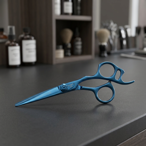 Sharp Stainless Steel Right-Handed Long Handle <b>Thinning</b> <b>Hair</b> Cutting <b>Scissors</b> - Product Image 2