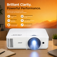 Projecteur vidéo Acer V66X 4500 lumens ANSI, compatible 3D DLP 4K, format de poche pour salle de classe, église, camping, réunion d'entreprise