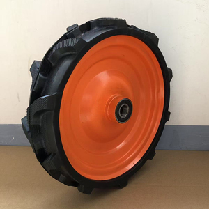 Roda de Borracha Sólida de 15 Polegadas para Uso Pesado, Capacidade de Carga de 160kg para Carrinho de Mão <span class=keywords><strong>Industrial</strong></span> e Plataforma de Armazém - Product Image 3
