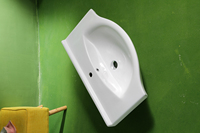 Évier de salle de bain en céramique, nouveau produit, bas prix, lavabo de toilette