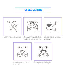 Certificación CE El artículo más popular Tiras nasales transparentes para respirar correctamente Tiras nasales hechas en <span class=keywords><strong>China</strong></span> - Product Image 6