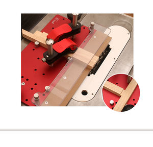 Jauge d'onglet de précision pour le travail du bois à coupe à 45 et 90 degrés pour dégauchisseuse de table de routeur et scies à ruban - Product Image 5