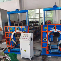 Machine d'emballage électrique de type anneau pour tuyaux en plastique PE PP PVDF et films d'emballage pour boissons