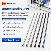 Vis longues sur mesure 304 316L 17-4PH à six pans creux, fabricant pour système automatisé de manutention de tubes
