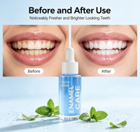 Sérum Dentaire Quotidien pour l'Émail, Formule Menthe, Liquide Buccal, Améliore l'Apparence des Dents, Soin Dentaire Doux à Domicile