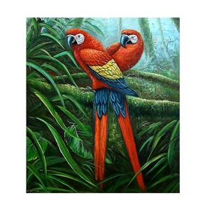 Fait main <span class=keywords><strong>perroquet</strong></span> 5d bricolage diamant peinture sans cadre - Product Image 3