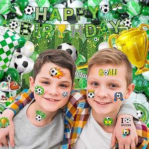 Tatuajes Temporales Desechables con Tema de Fútbol, Pegatinas de Tatuajes Impermeables, Pegatinas Deportivas de Fútbol para Eventos de Partidos de Fútbol - Product Image 5