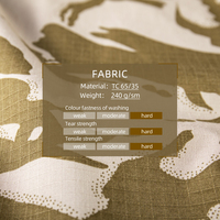 Uniforme Táctico de Camuflaje Estilo Francés, Resistente, 65/35 TC, para Servicios de Seguridad y Entrenamiento de Campo, Venta al Por Mayor