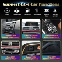 Autoradio Linux 12,3 pouces pour BMW Série 3 E90 E91 E92 E93 2004-2012, CarPlay sans fil, Android Auto, AUX, lecteur multimédia, navigation, HU