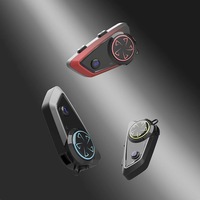 Casque de moto intégral et demi-casque avec interphone intégré, partage de musique et mixage multicanal pour