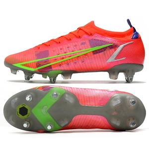 Zapatos <span class=keywords><strong>de</strong></span> Fútbol Transpirables para Entrenamiento al Aire Libre, Primavera, Verano, Otoño, Invierno, Parte Superior <span class=keywords><strong>de</strong></span> Lona, Venta Directa <span class=keywords><strong>de</strong></span> Fábrica OEM, Baratos para Hombre - Product Image 4